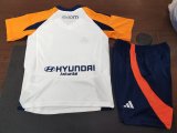 oviedo away kids   1:1 Quality Soccer Jersey   24-25