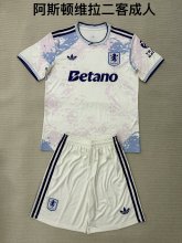 Aston Villa Third Away Fans  1:1 Quality Soccer Jersey  25-26  (Kids and Man)