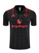 Manchester United Polo Fans Black 1:1 Quality Soccer Jersey  25-26