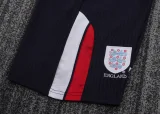 Retro England Long  home Kids 1:1 Quality Soccer Jersey  1998