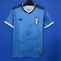 Italy game Special Edition Blue Fans  1:1 Quality Soccer Jersey  25-26