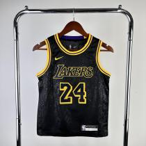 Los Angeles Lakers kids Kobe #24 BRYANT  snake pattern NBA Jerseys
