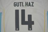 Retro Real Madrid long Home  1:1 Quality Soccer Jersey    2009-2010