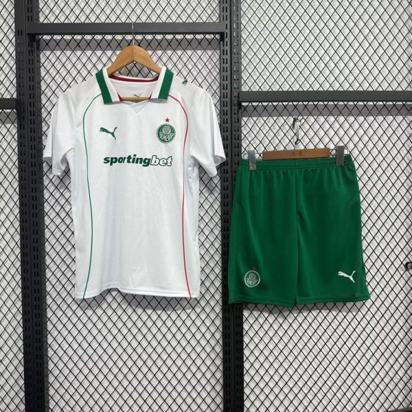 Palmeiras Away Kids 1:1 Quality Soccer Jersey 26-27