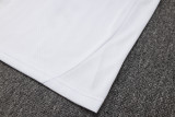 Real Madrid  Polo Retro Fans White stripe inkjet 1:1 Quality Soccer Jersey  25-26