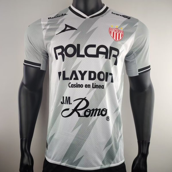 Necaxa away player 1:1 Quality Soccer Jersey    24-25