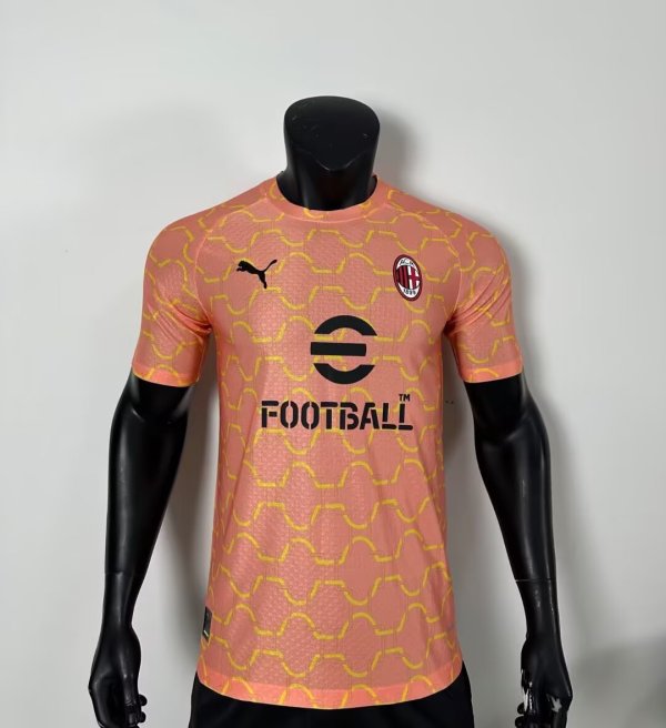 AC Milan Training clothes  player 1:1 Quality Soccer Jersey  25-26