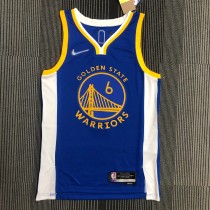 Golden State Warriors Blue V-Neck  #6 YOUNG 1:1 Quality NBA Season Jerseys  75 Year