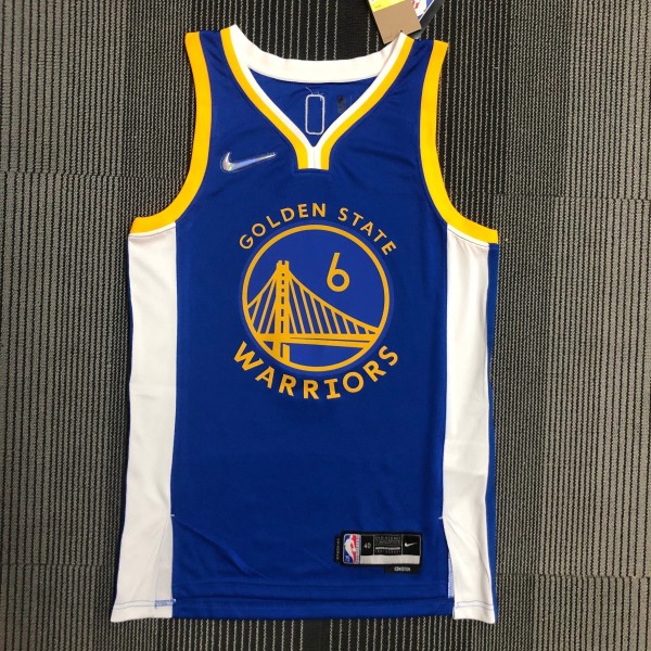 Golden State Warriors Blue V-Neck  #6 YOUNG 1:1 Quality NBA Season Jerseys  75 Year