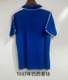 Retro Brazil  away Fans    1:1 Quality Soccer Jersey  1997