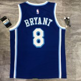 Los Angeles Lakers Kobe #8 BRYANT  Blue Retro  Latin NBA Jersey