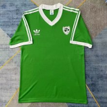 Retro Ireland home green  1:1 Quality Soccer Jersey   1986