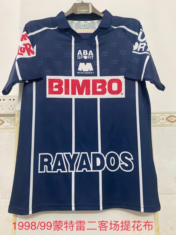 Retro Monterrey away 1:1 Quality Soccer Jersey  1998-1999