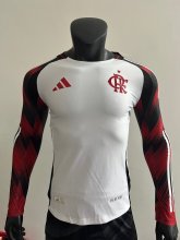 Flamengo Away Long Sleeve player 1:1 Quality Soccer Jersey  25-26