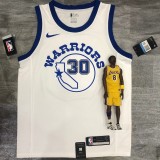 Golden State Warriors White  #30 CURRY 1:1 Quality NBA Season Jerseys