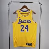 Los Angeles Lakers Yollow Kobe #24 BRYANT 1:1 Quality NBA Season Jerseys  2023