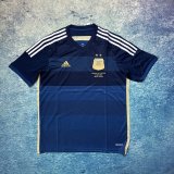 Retro  Argentina Away （带小字 ） 1:1 Quality Soccer Jersey   2014