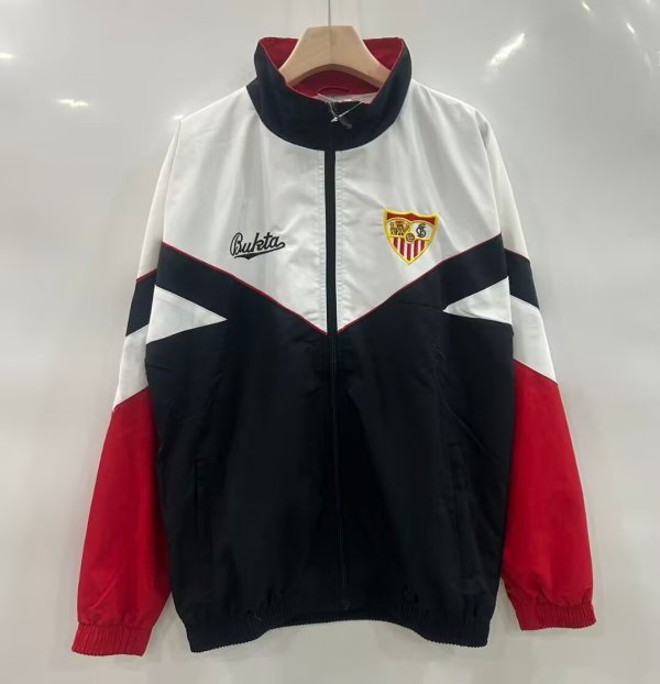 Retro Sevilla  Windbreaker  1:1 Quality Soccer Jersey  25-26
