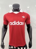 Adidas Clover Oasis  POLO  T-shirt  Red 1:1 Quality Soccer Jersey  25-26