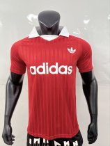 Adidas Clover Oasis  POLO  T-shirt  Red 1:1 Quality Soccer Jersey  25-26