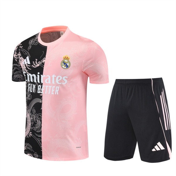 Real Madrid   Training  Fans kits  1:1 Quality Soccer Jersey 25-26 (Kids And Man )