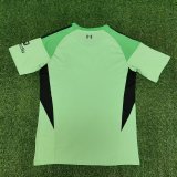 Manchester United Green Training Clothes Fans 1:1 Quality Soccer Jersey    25-26