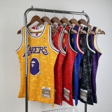 Brooklyn Nets BAPE×M&N  Hardwood Classics  Blue #93 BAPE 1:1 Quality NBA  Season Jerseys