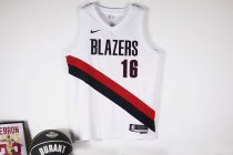 Portland Trail Blazers White  #16 YANG NBA Jerseys  25-26