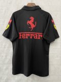 F1 Ferrari Black polo  Short Sleeve Racing Suit 2026
