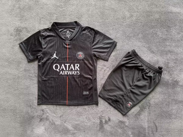 PSG Paris Third Away Kids 1:1 Quality Soccer Jersey  25-26