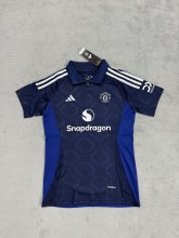 Manchester United away women 1:1 Quality Soccer Jersey    24-25