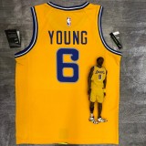 Golden State Warriors Yellow  #6 YOUNG CURRY 1:1 Quality NBA Season Jerseys
