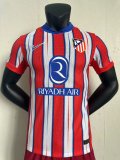 Atletico Madrid  Home  Player  1:1 Quality Soccer Jersey   24-25