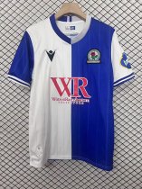 Blackburn  150th Anniversary Edition Blue and White Fans 1:1 Quality Soccer Jersey  24-25