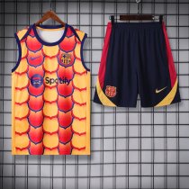 Barcelona Training   Vest set 1:1 Quality Soccer Jersey    24-25