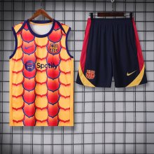 Barcelona Training   Vest set 1:1 Quality Soccer Jersey    24-25