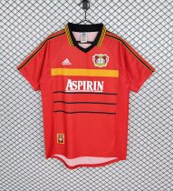 Retro  Leverkusen  home  Fans  1:1 Quality Soccer Jersey   1999-2000