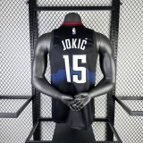 Denver Nuggets Black City Edition  #15 JOKIC 1:1 Quality NBA  Season Jerseys 2024