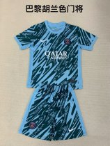 PSG Paris goalkeeper Kids 1:1 Quality Soccer Jersey  24-25