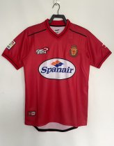 Retro Mallorca Home Red  1:1 Quality Soccer Jersey  2000-2001