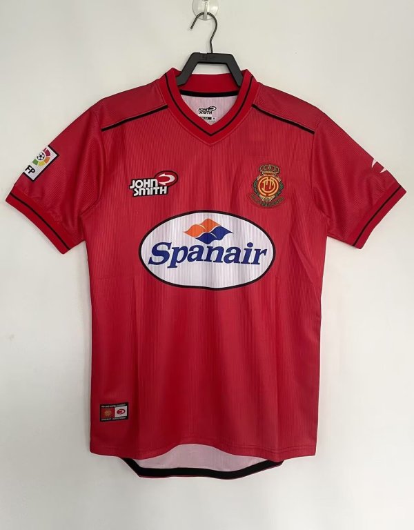 Retro Mallorca Home Red  1:1 Quality Soccer Jersey  2000-2001