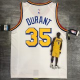 Golden State Warriors White San Francisco #35 DURANT 1:1 Quality NBA Season Jerseys
