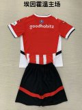 PSV Eindhoven home kids 1:1 Quality Soccer Jersey   24-25