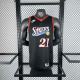 Philadelphia 76ers   City Edition BLACK #21 EMBIID  NBA Jerseys  2025