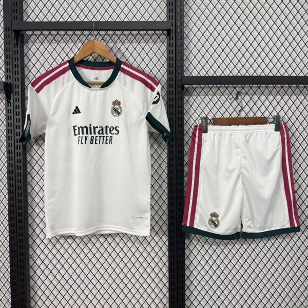 Real Madrid Home Fans Kids 1:1 Quality Soccer Jersey  26-27