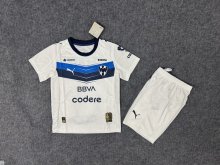 Monterrey Away Kids 1:1 Quality Soccer Jersey  25-26
