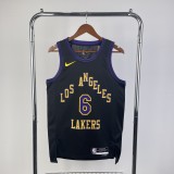 Los Angeles Lakers City Edition  Black  #6 JAMES 1:1 Quality NBA Season Jerseys  2026