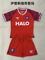 Ipswich Town Away Fans  (Kids and Man)  1:1 Quality Soccer Jersey  25-26