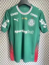 Palmeiras Home Fans 1:1 Quality Soccer Jersey   26-27 (有广告)