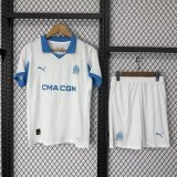 Marseille Home With Pants Sets Fans 1:1 Quality Soccer Jersey  25-26